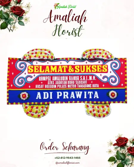 Papan Bunga Ucapan Selamat Tana Tidung